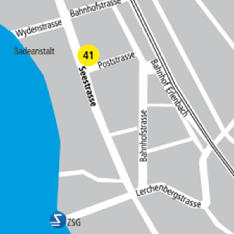 Standortkarte Filiale Seestrasse