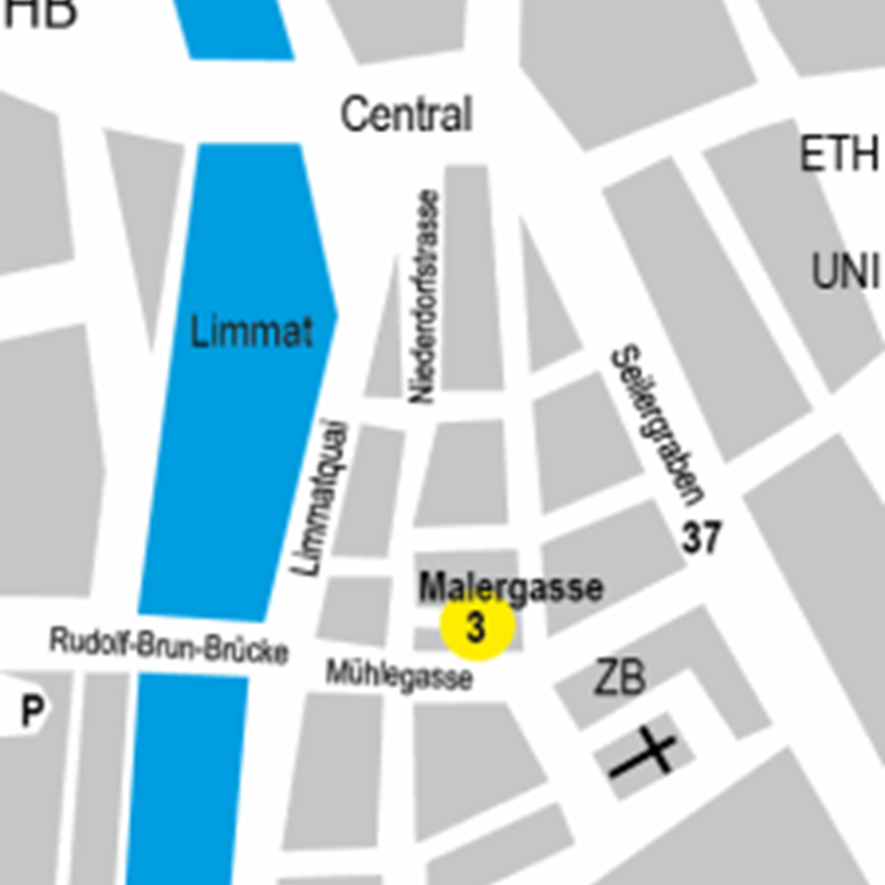 Standortkarte Filiale Malergasse
