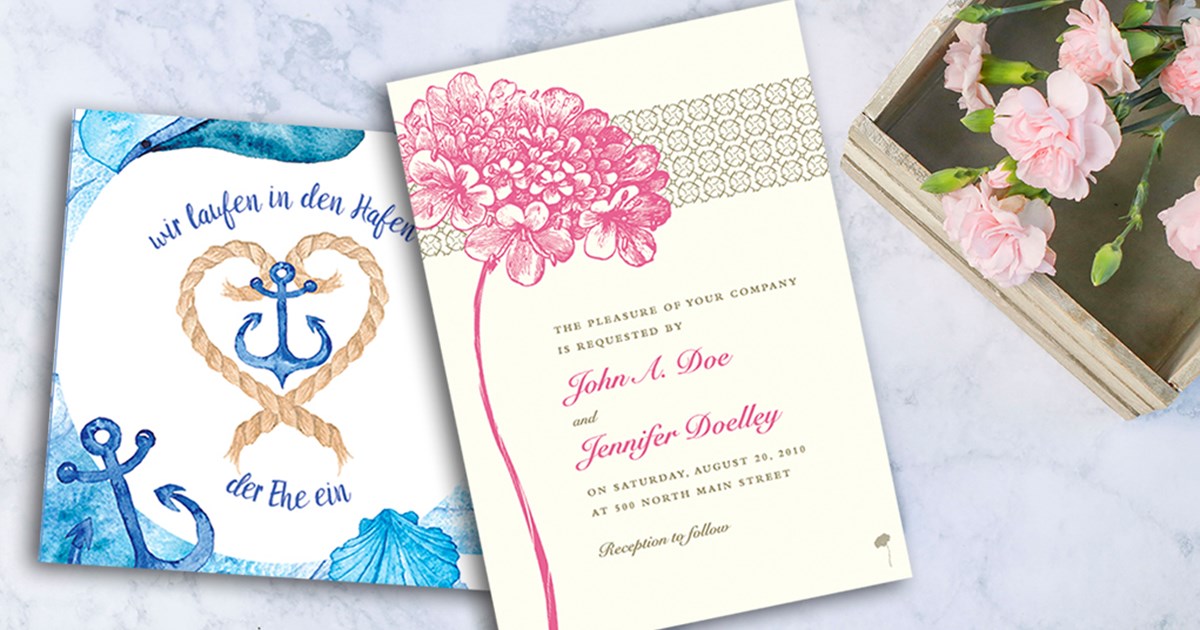 Hochzeitskarten
